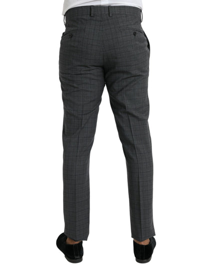  - Gray Plaid Wool MARTINI Formal 2 Piece Suit