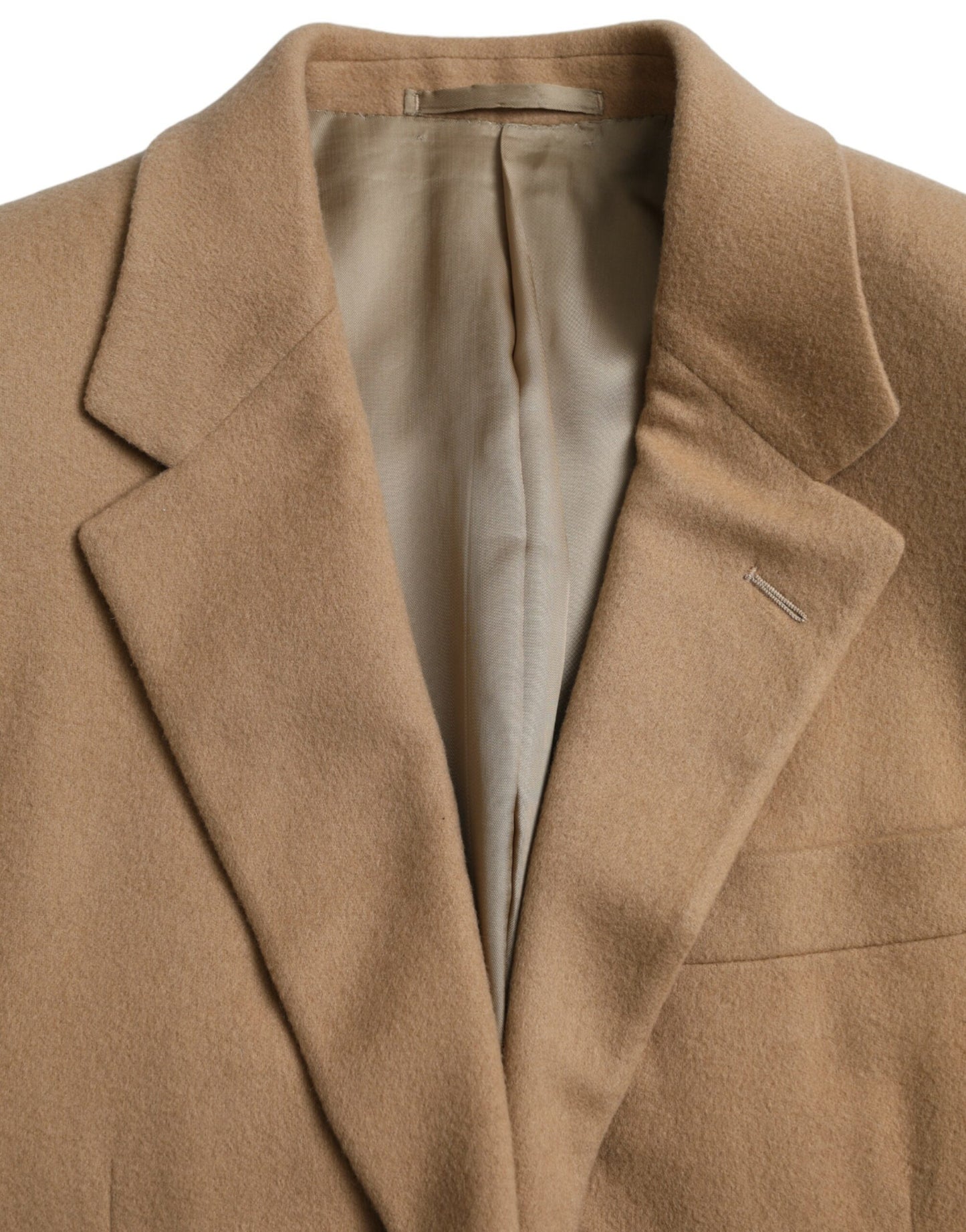  - Brown Cashmere 2 Piece Single Breasted Suit