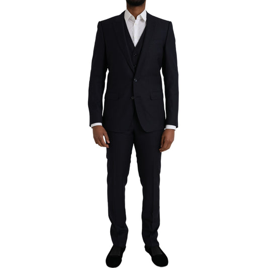  - Blue Fantasy MARTINI Formal 3 Piece Suit