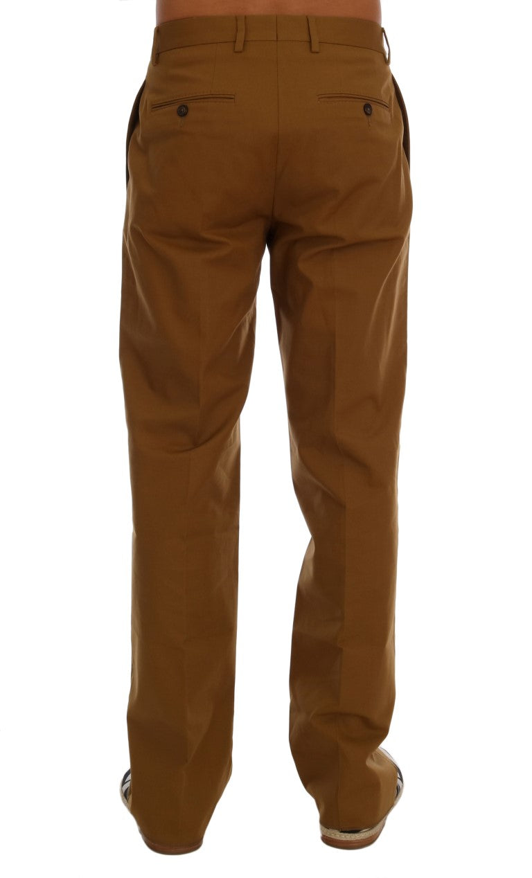  - Elegant Brown Formal Trousers for Men