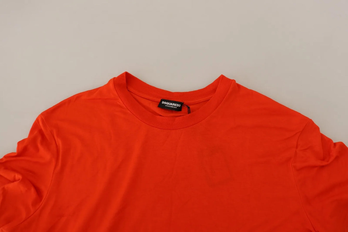  - Orange Modal Short Sleeves Crewneck T-shirt