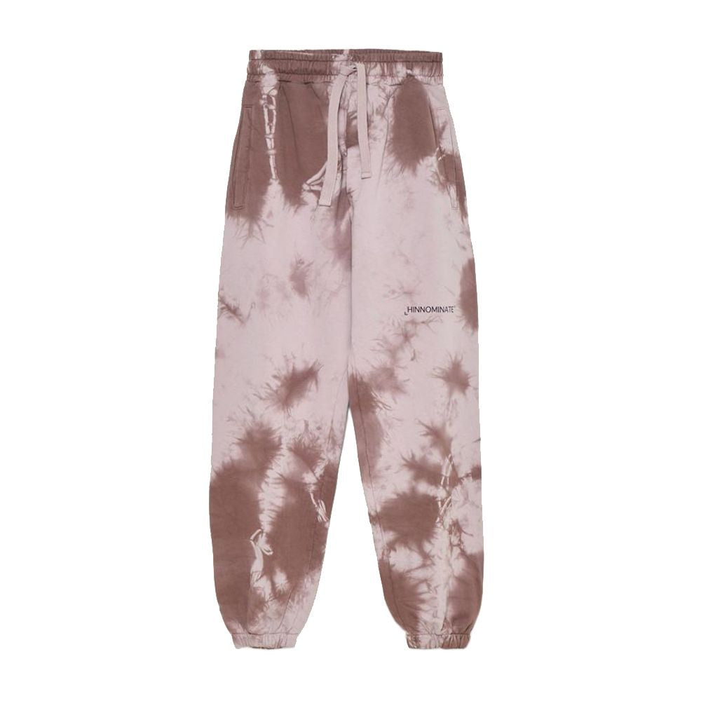 Hinnominate Brown Tie Dye Comfort Cotton Sweatpants