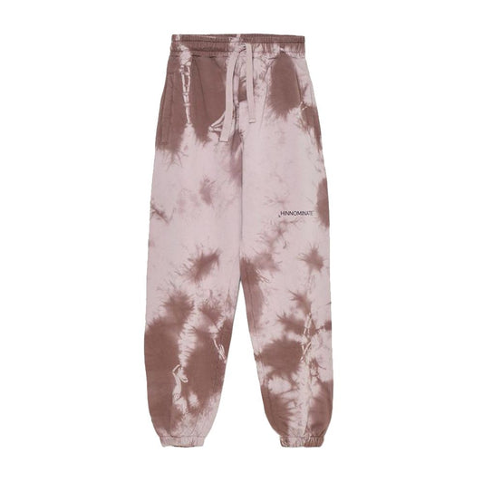 Hinnominate Brown Tie Dye Comfort Cotton Sweatpants