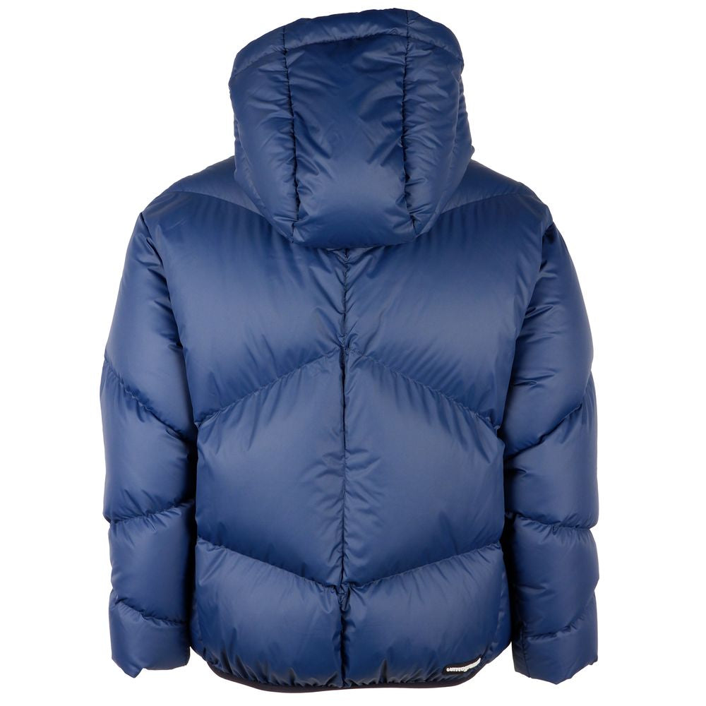  - Elegant Blue Feather Down Jacket