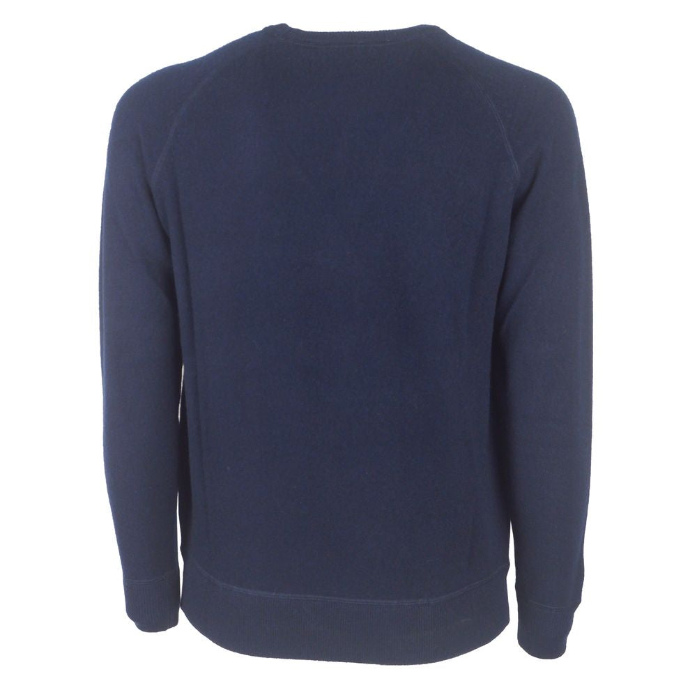  - Elegant Dark Blue Cashmere Sweater