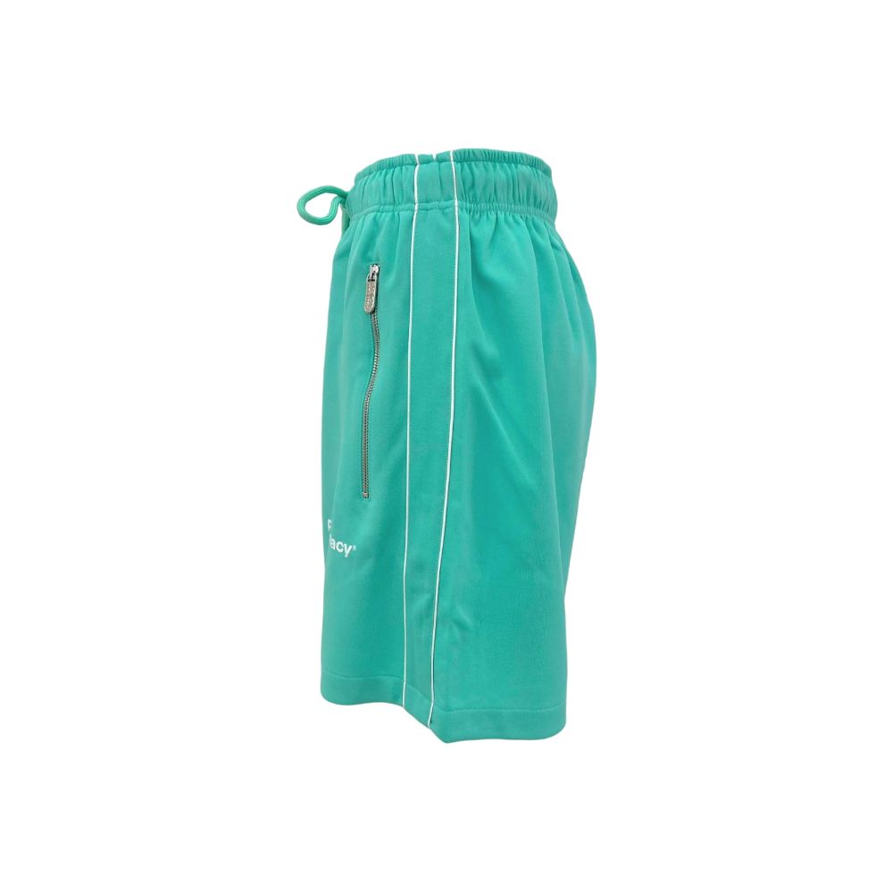  - Chic Green Bermuda Shorts with Side Stripes