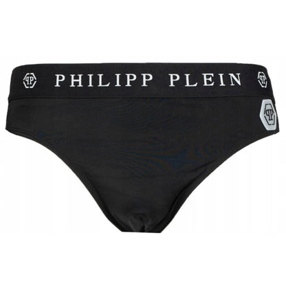  - Sleek Nylon Swim Briefs with Iconic Logo Detail