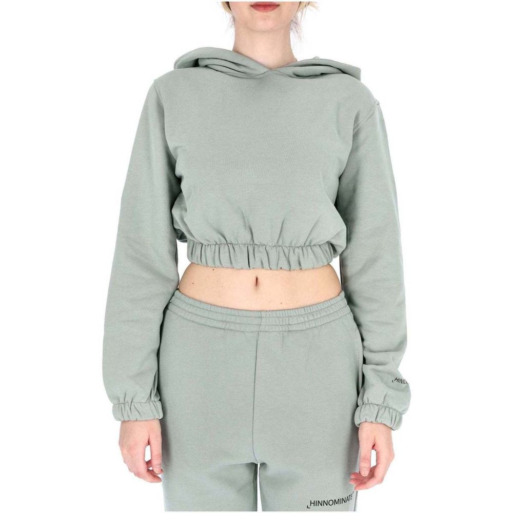 Chic Cropped Hooded Cotton Sweatshirt - The Luxe Alliance