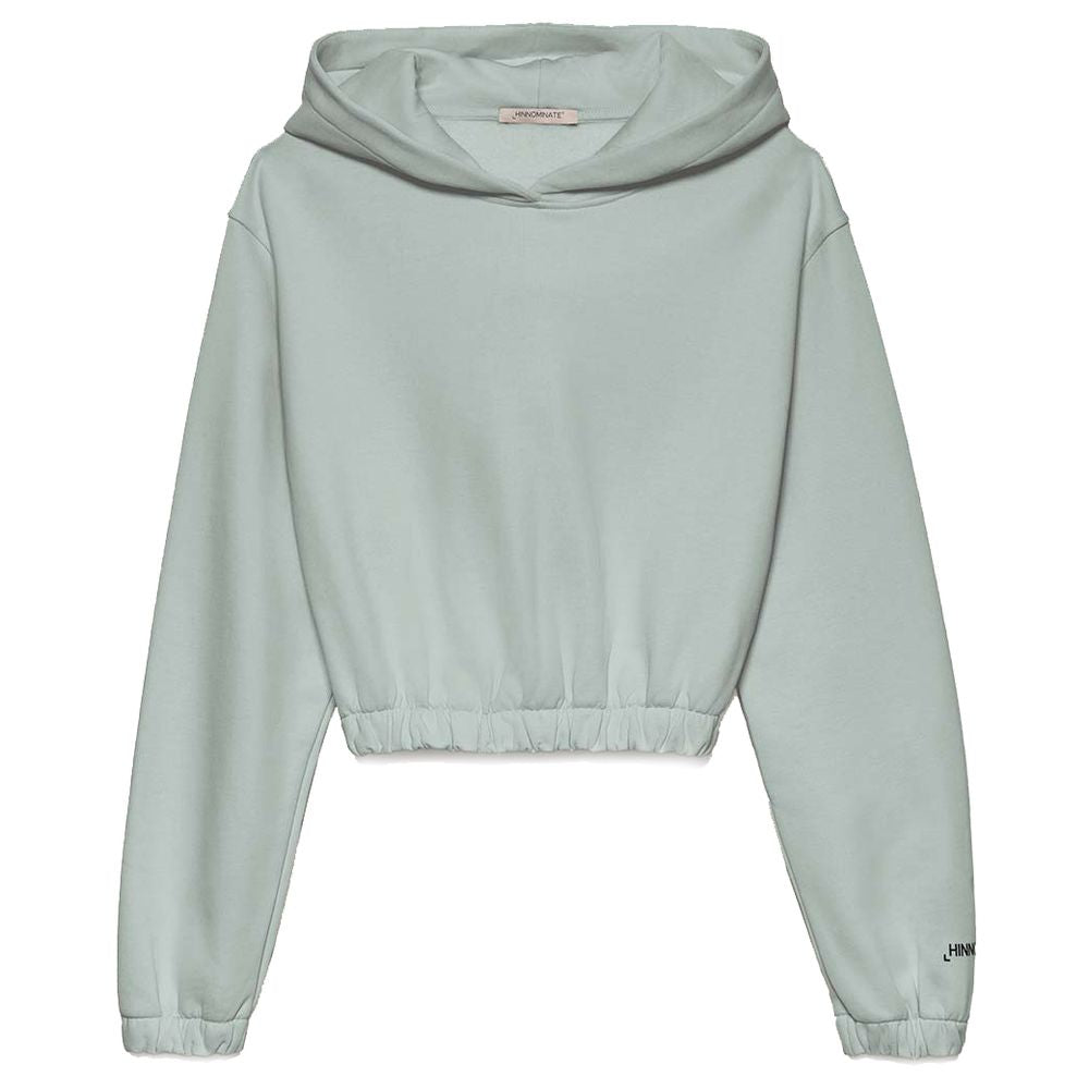 Chic Cropped Hooded Cotton Sweatshirt - The Luxe Alliance