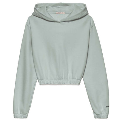 Chic Cropped Hooded Cotton Sweatshirt - The Luxe Alliance