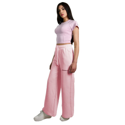 Chic Pink Palazzo Pants with Drawstring - The Luxe Alliance