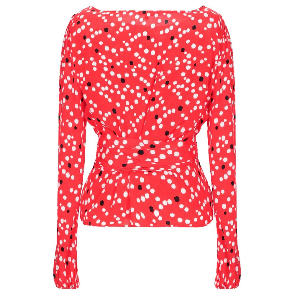 Red Polyester Sweater - The Luxe Alliance