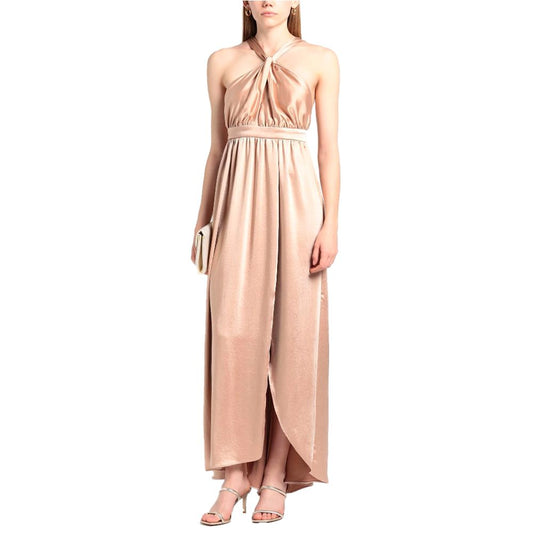 Pink Polyester Dress - The Luxe Alliance