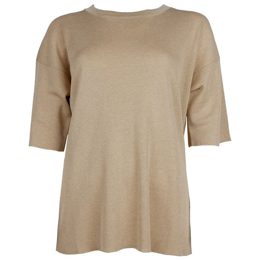 Beige Viscose Sweater