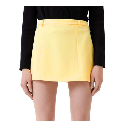  - Yellow Polyester Skirt