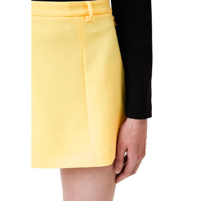  - Yellow Polyester Skirt