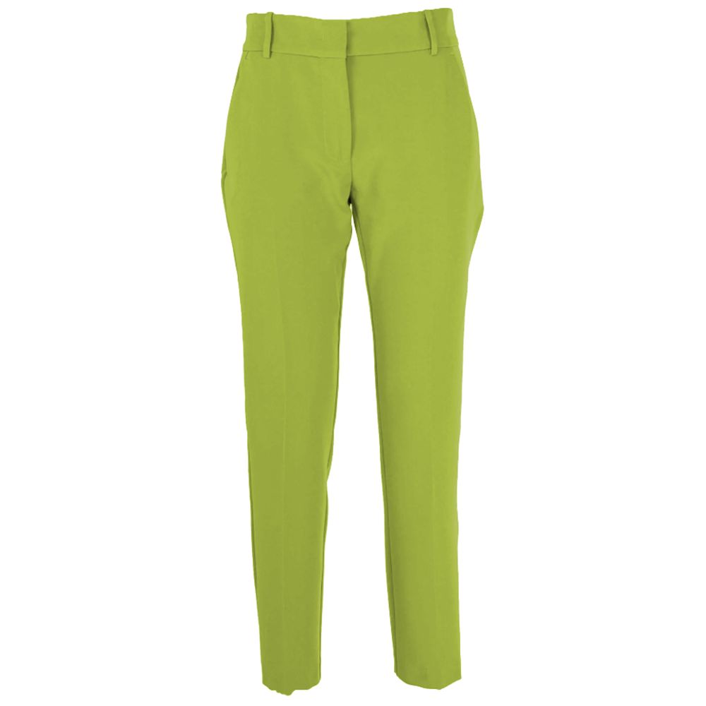  - Green Polyester Jeans & Pant