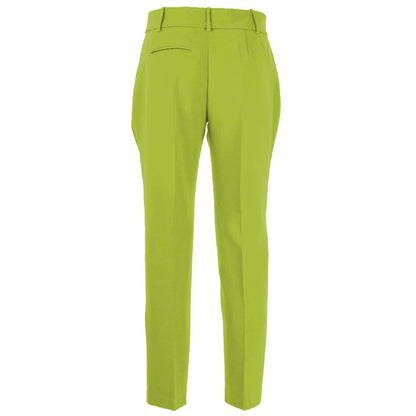  - Green Polyester Jeans & Pant