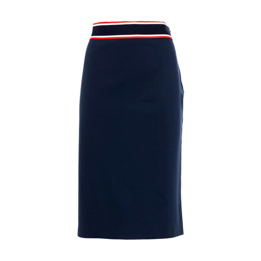  - Blue Viscose Skirt