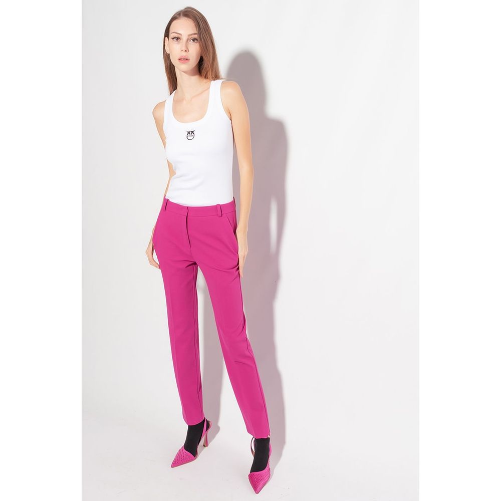 Fuchsia Viscose Jeans & Pant - The Luxe Alliance