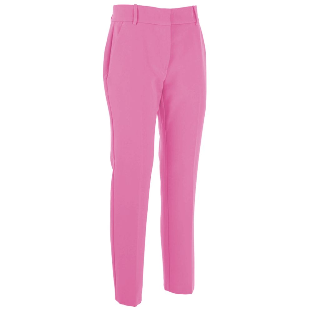 Pink Polyester Jeans & Pant - The Luxe Alliance