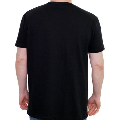  - Embossed Logo Cotton Tee in Timeless Black