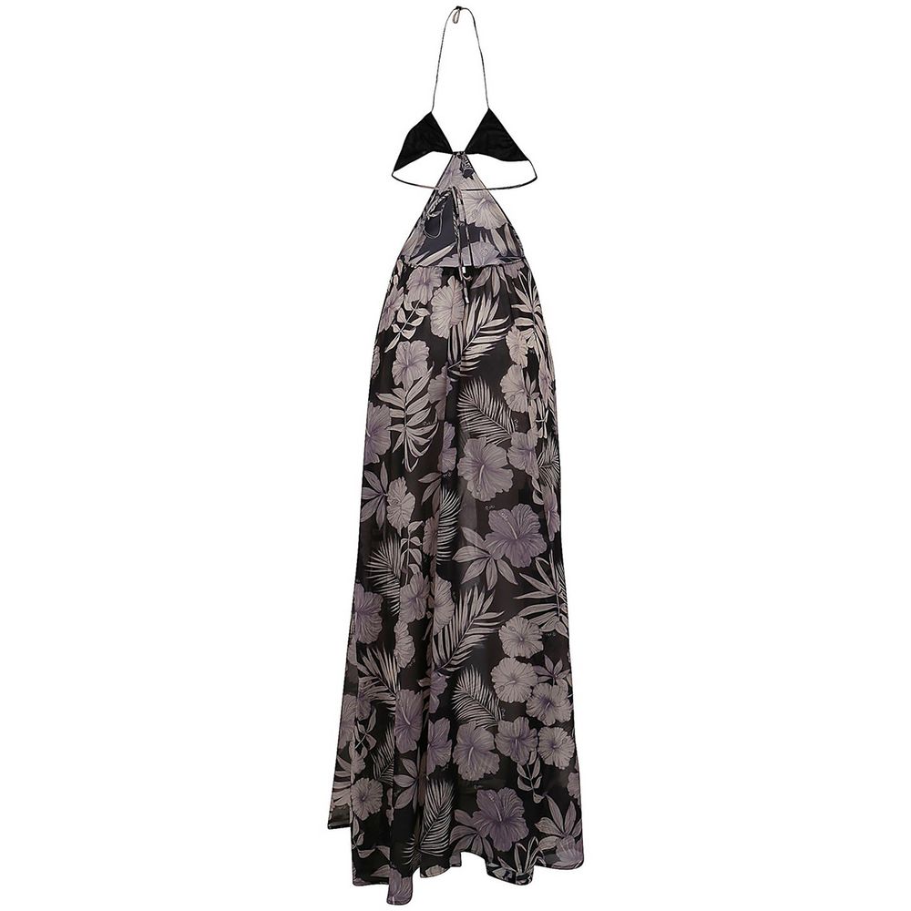  - Floral Elegance Maxi Dress with Split Detail