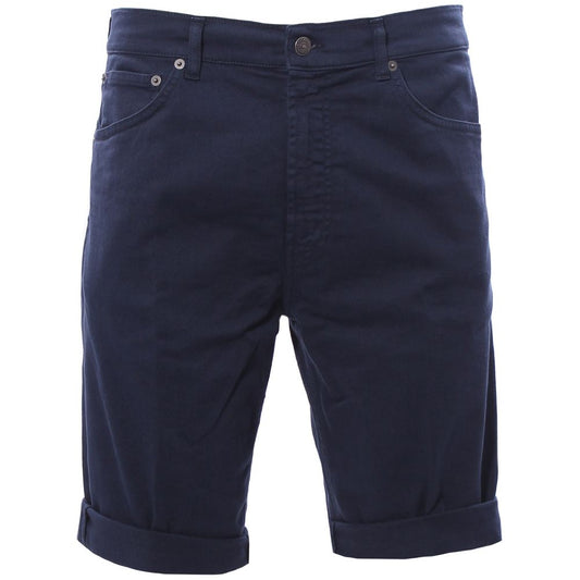  - Chic Dark Blue Stretch Cotton Shorts