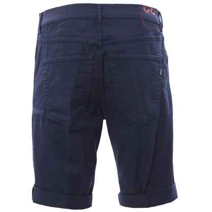  - Chic Dark Blue Stretch Cotton Shorts