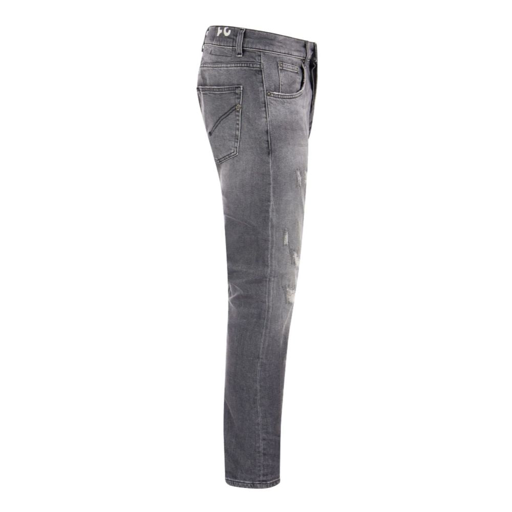  - Chic Grey Dian Jeans with Distressed Detailing