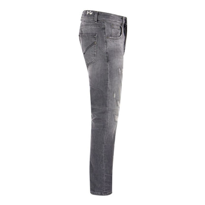  - Chic Grey Dian Jeans with Distressed Detailing