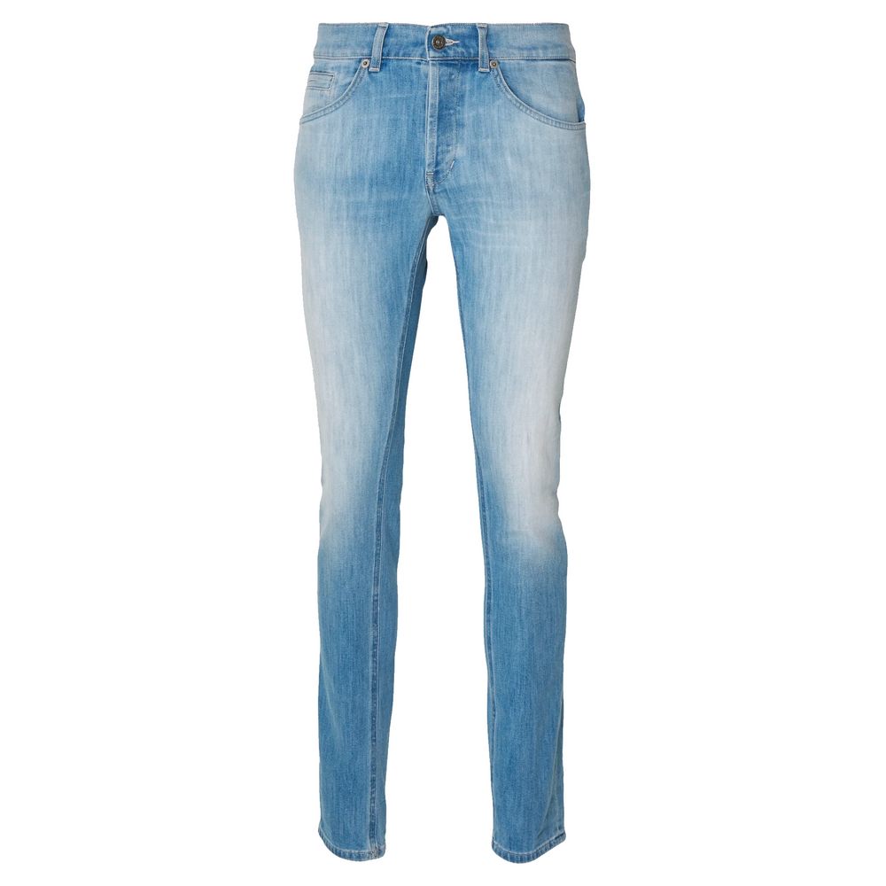  - Sleek Light Blue Stretch Denim for Men