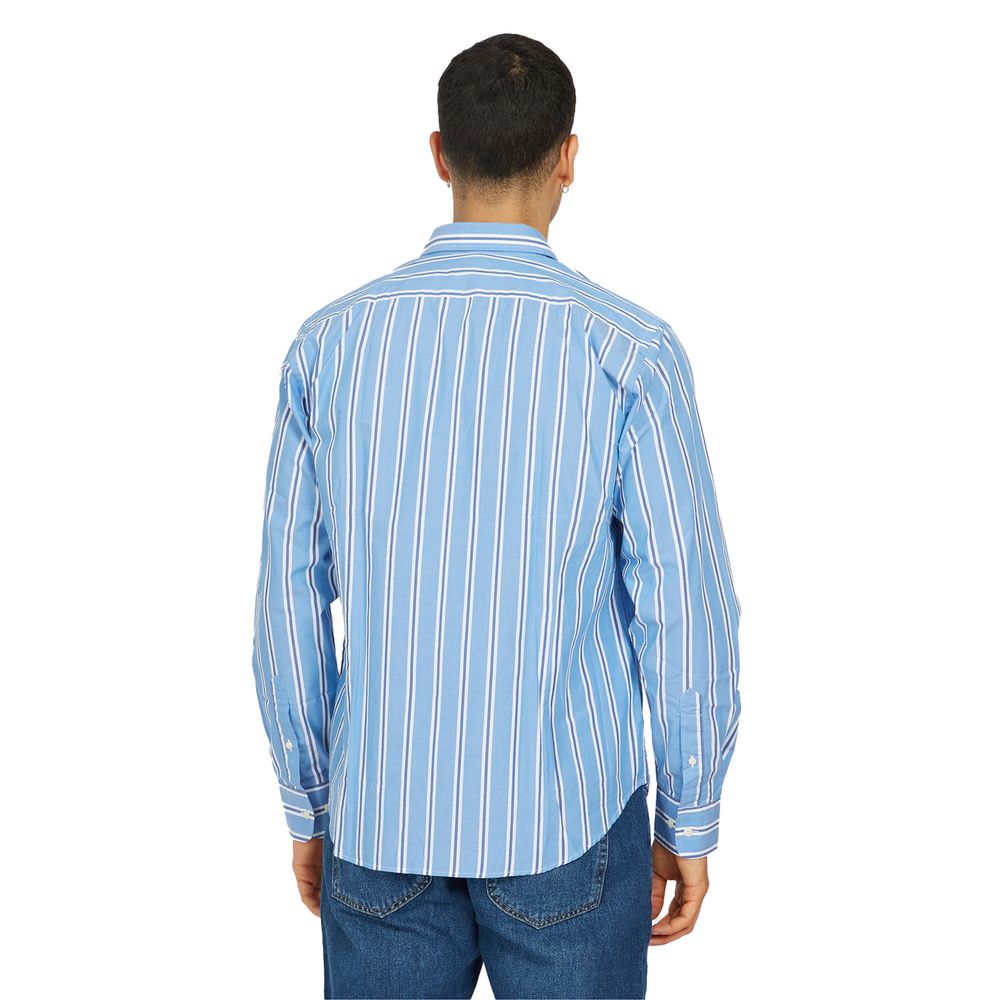  - Elegant Striped Cotton Poplin Shirt