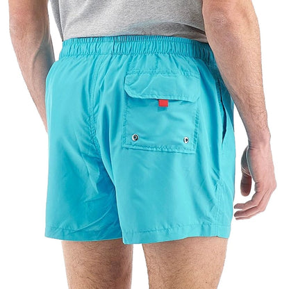  - Elegant Light Blue Men's Swim Shorts