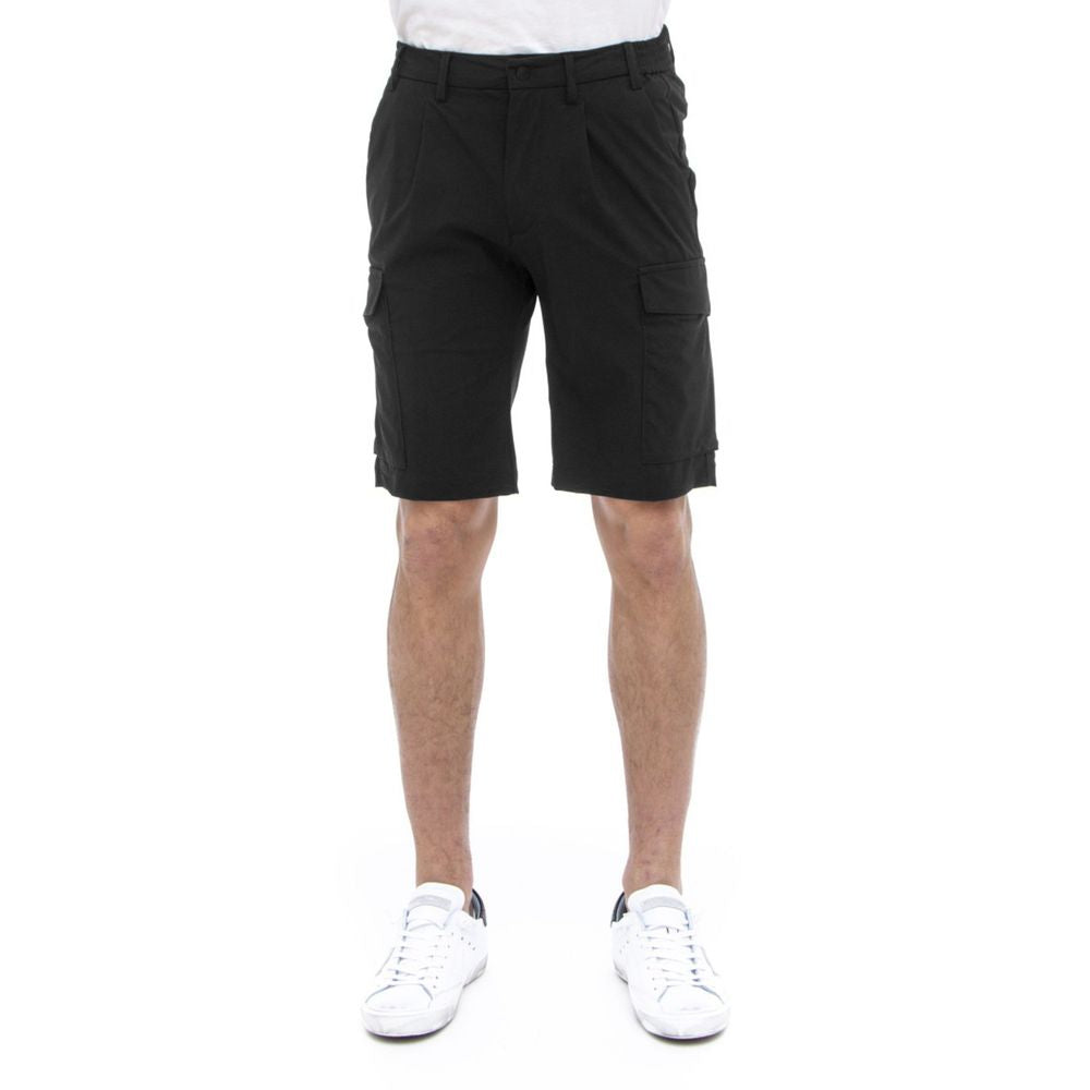 Sleek Urban Stretch Bermuda Shorts - The Luxe Alliance