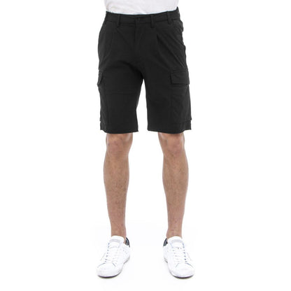 Sleek Urban Stretch Bermuda Shorts - The Luxe Alliance