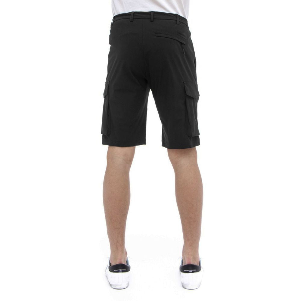 Sleek Urban Stretch Bermuda Shorts - The Luxe Alliance