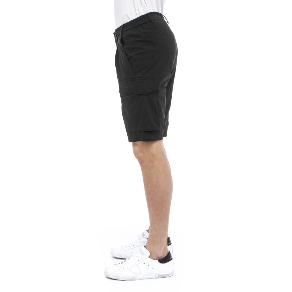 Sleek Urban Stretch Bermuda Shorts - The Luxe Alliance