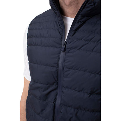 Sleek Blue Puffer Vest for a Modern Look - The Luxe Alliance