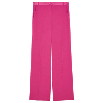  - Elegant Fuchsia Palazzo Trousers