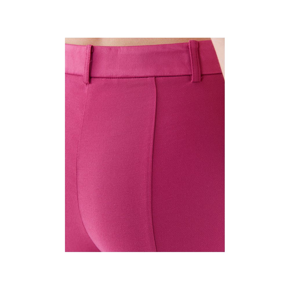  - Elegant Fuchsia Palazzo Trousers