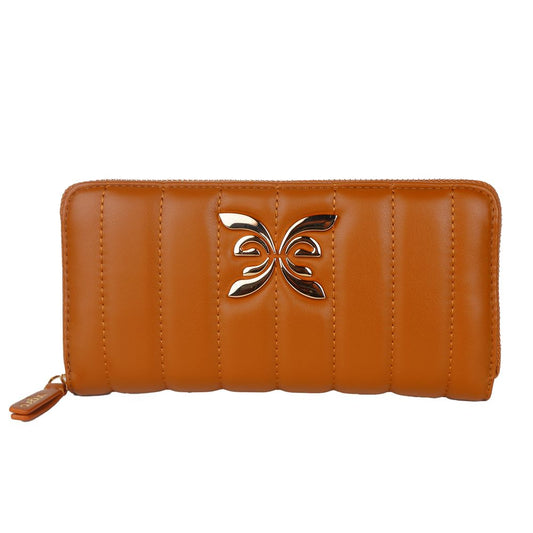  - Chic Quilted Faux Leather Wallet in Brown