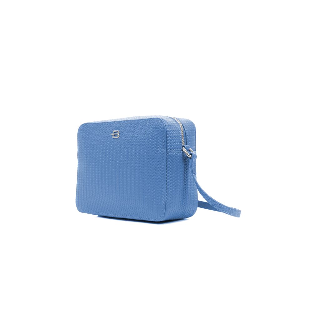 Chic Woven Motif Calfskin Camera Bag