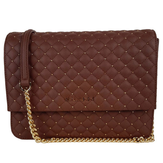  - Chic Quilted Calfskin Shoulder Bag with Studs