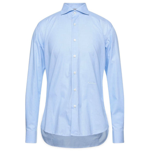 Chic Light Blue Oxford Cotton Shirt - The Luxe Alliance