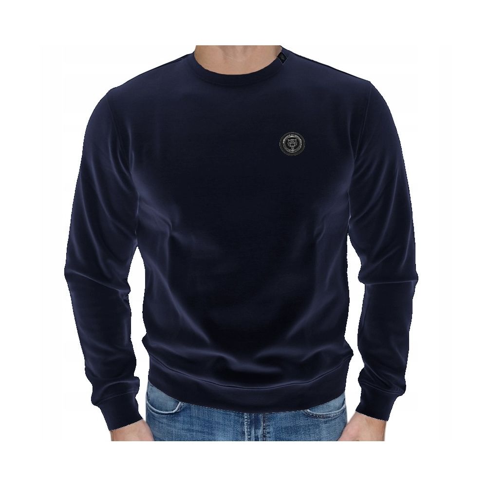  - Blue Cotton Men's Sweater