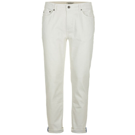 Elegant White Denim Trousers for Men - The Luxe Alliance