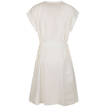 White Cotton Women Dress - The Luxe Alliance