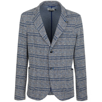 Chic Cotton Blend Checked Jacket - The Luxe Alliance