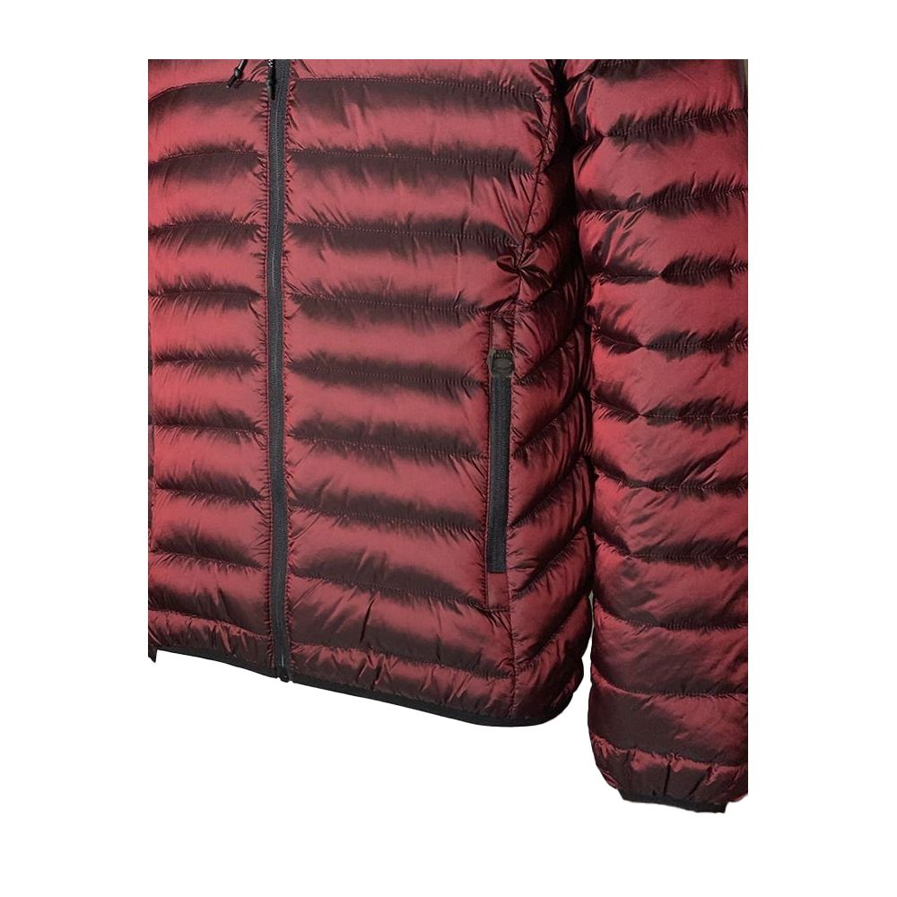  - Elegant Pink Padded Jacket with Hood